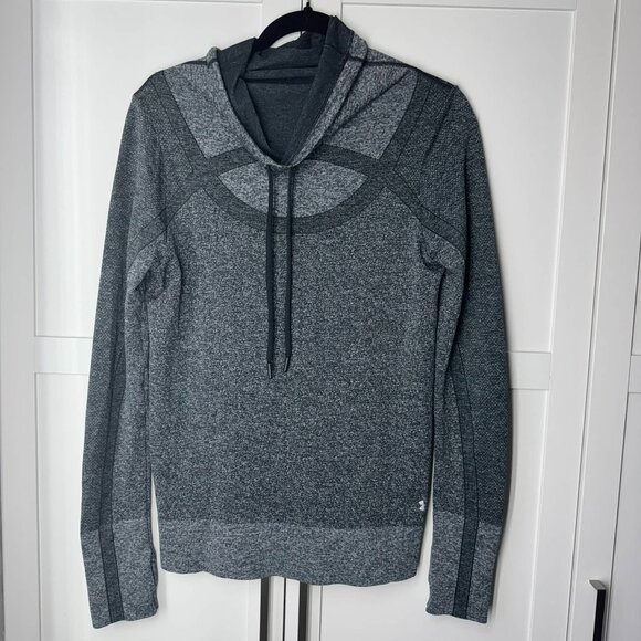 Under Armour ThreadBorne Heat gear fitted Men Medium Sweater Gray - Picture 1 of 9